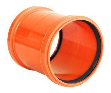 Фітинг муфта зовн. ПВХ d110 PIPELIFE VDFM1100 фото