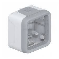 Коробка для накладного монтажу 1-місна Plexo IP55 сіра, Legrand MKGN001060 фото